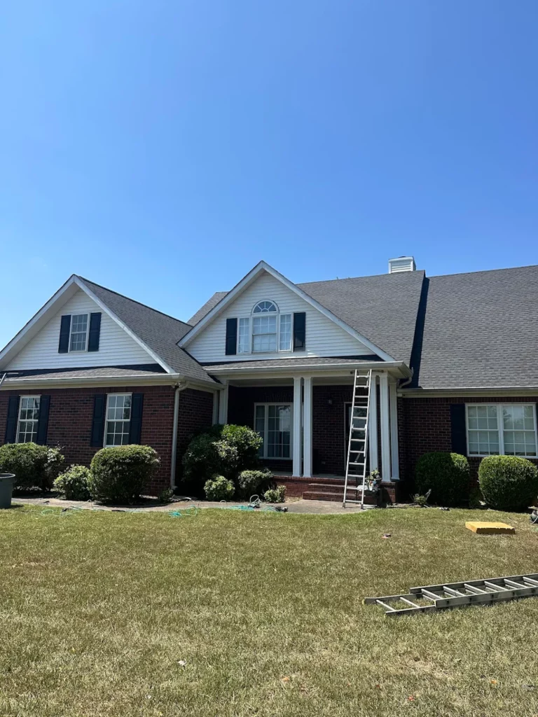 large house roof