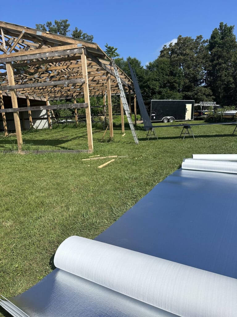 building a new roof