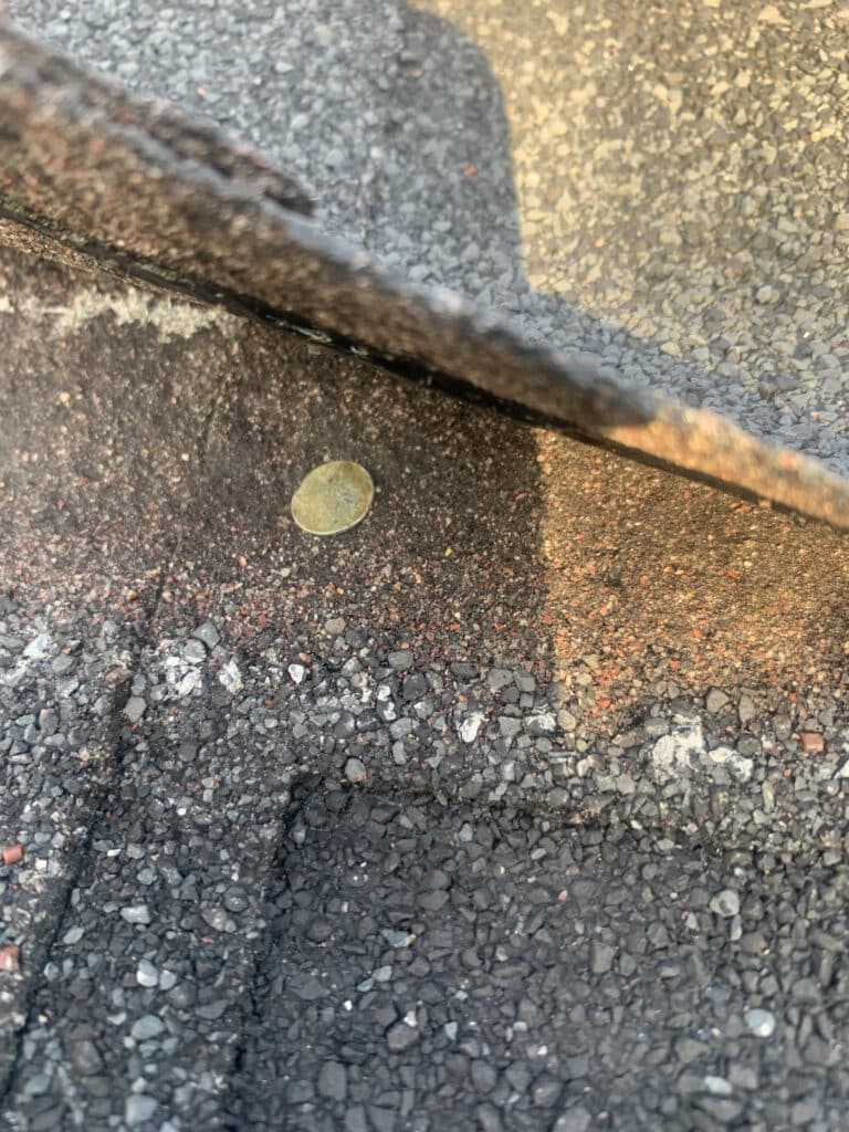 weathered roof